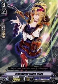 Nightwatch Pirate, Nilde - V-EB08: My Glorious Justice - Cardfight Vanguard card