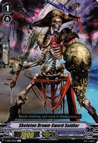 Skeleton Drawn-Sword Soldier - V-EB08: My Glorious Justice - Cardfight Vanguard card