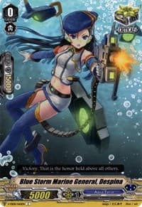 Blue Storm Marine General, Despina - V-EB08: My Glorious Justice - Cardfight Vanguard card