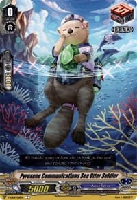 Pyroxene Communications Sea Otter Soldier - V-EB08: My Glorious Justice - Cardfight Vanguard card