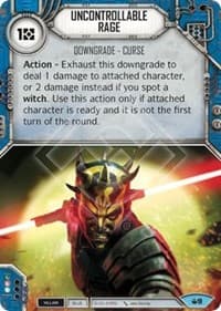 Uncontrollable Rage - Spark of Hope - Star Wars: Destiny card