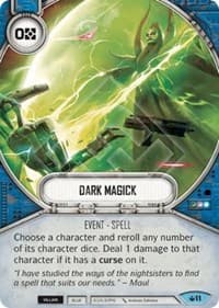 Dark Magick - Spark of Hope - Star Wars: Destiny card