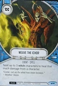 Weave The Ichor - Spark of Hope - Star Wars: Destiny card