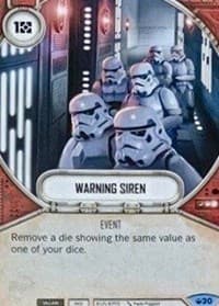Warning Siren - Spark of Hope - Star Wars: Destiny card