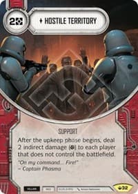 Hostile Territory - Spark of Hope - Star Wars: Destiny card