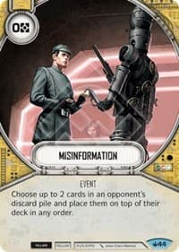 Misinformation - Spark of Hope - Star Wars: Destiny card