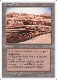 Strip Mine - Fourth Edition - Magic: The Gathering card
