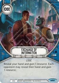 Exchange Of Information - Spark of Hope - Star Wars: Destiny card