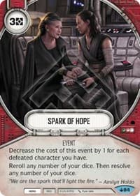 Spark of Hope - Spark of Hope - Star Wars: Destiny card