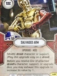 Salvaged Arm - Spark of Hope - Star Wars: Destiny card