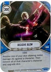 Decisive Blow - Spark of Hope - Star Wars: Destiny card