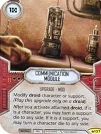 Communication Module - Spark of Hope - Star Wars: Destiny card