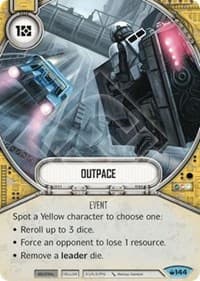 Outpace - Spark of Hope - Star Wars: Destiny card