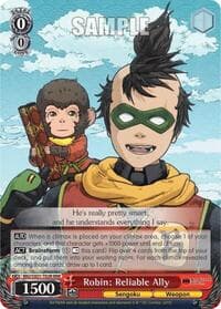 Robin: Reliable Ally (RRR) - Batman Ninja - Weiss Schwarz card