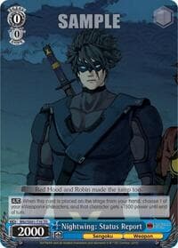 Nightwing: Status Report - Batman Ninja - Weiss Schwarz card