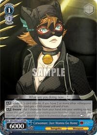 Catwoman: Just Wanna Go Home (RRR) - Batman Ninja - Weiss Schwarz card