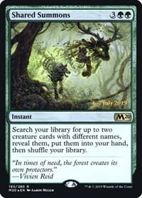 Shared Summons - Prerelease Cards - Magic: The Gathering card