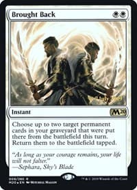 Brought Back - Prerelease Cards - Magic: The Gathering card