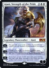 Ajani, Strength of the Pride - Prerelease Cards - Magic: The Gathering card