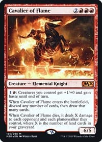 Cavalier of Flame - Prerelease Cards - Magic: The Gathering card