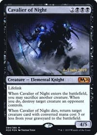 Cavalier of Night - Prerelease Cards - Magic: The Gathering card