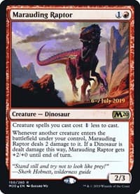 Marauding Raptor - Prerelease Cards - Magic: The Gathering card