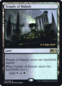 Temple of Malady (M20) - Prerelease Cards - Magic: The Gathering card