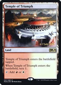 Temple of Triumph (M20) - Prerelease Cards - Magic: The Gathering card