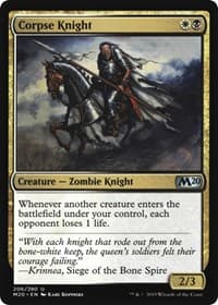 Corpse Knight (2/3 Misprint) - Core Set 2020 - Magic: The Gathering card