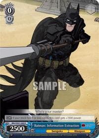 Batman: Information Extraction - Batman Ninja - Weiss Schwarz card