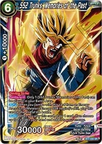 SS2 Trunks, Memories of the Past - Assault of the Saiyans - Dragon Ball Super: Masters card