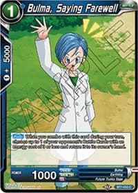 Bulma, Saying Farewell - Assault of the Saiyans - Dragon Ball Super: Masters card