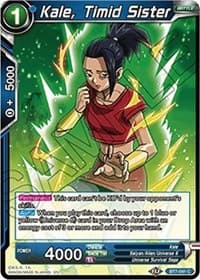 Kale, Timid Sister - Assault of the Saiyans - Dragon Ball Super: Masters card