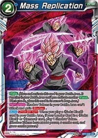 Mass Replication - Assault of the Saiyans - Dragon Ball Super: Masters card