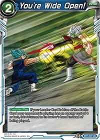 You're Wide Open! - Assault of the Saiyans - Dragon Ball Super: Masters card