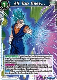All Too Easy... - Assault of the Saiyans - Dragon Ball Super: Masters card