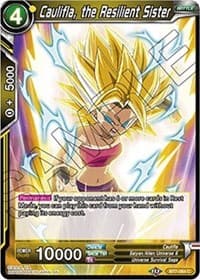 Caulifla, the Resilient Sister - Assault of the Saiyans - Dragon Ball Super: Masters card