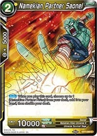 Namekian Partner Saonel - Assault of the Saiyans - Dragon Ball Super: Masters card