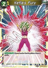 Kefla's Fury - Assault of the Saiyans - Dragon Ball Super: Masters card