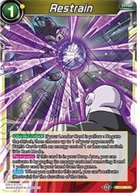 Restrain - Assault of the Saiyans - Dragon Ball Super: Masters card