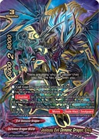 Jealousy Evil Demonic Dragon, Envy - War of Dragods - Future Card BuddyFight card