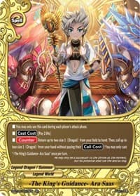 -The King's Guidance- Ara Saas - War of Dragods - Future Card BuddyFight card