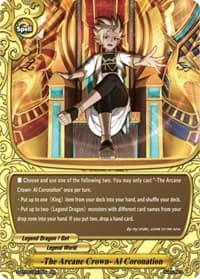 -The Arcane Crown- Al Coronation - War of Dragods - Future Card BuddyFight card