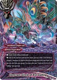 Contract Circle of Evil Calling - War of Dragods - Future Card BuddyFight card