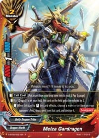 Melza Gardragon - War of Dragods - Future Card BuddyFight card