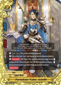 Fortuitous Valor, Astolfo - War of Dragods - Future Card BuddyFight card