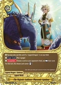 -The Majestic Audience- Pharaonic Apadana - War of Dragods - Future Card BuddyFight card