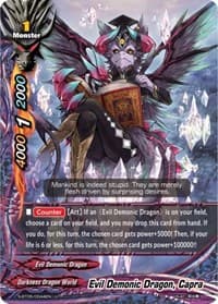 Evil Demonic Dragon, Capra - War of Dragods - Future Card BuddyFight card