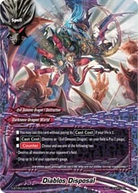 Diablos Disposal - War of Dragods - Future Card BuddyFight card