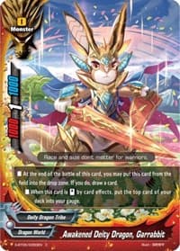 Awakened Deity Dragon, Garrabbit - War of Dragods - Future Card BuddyFight card